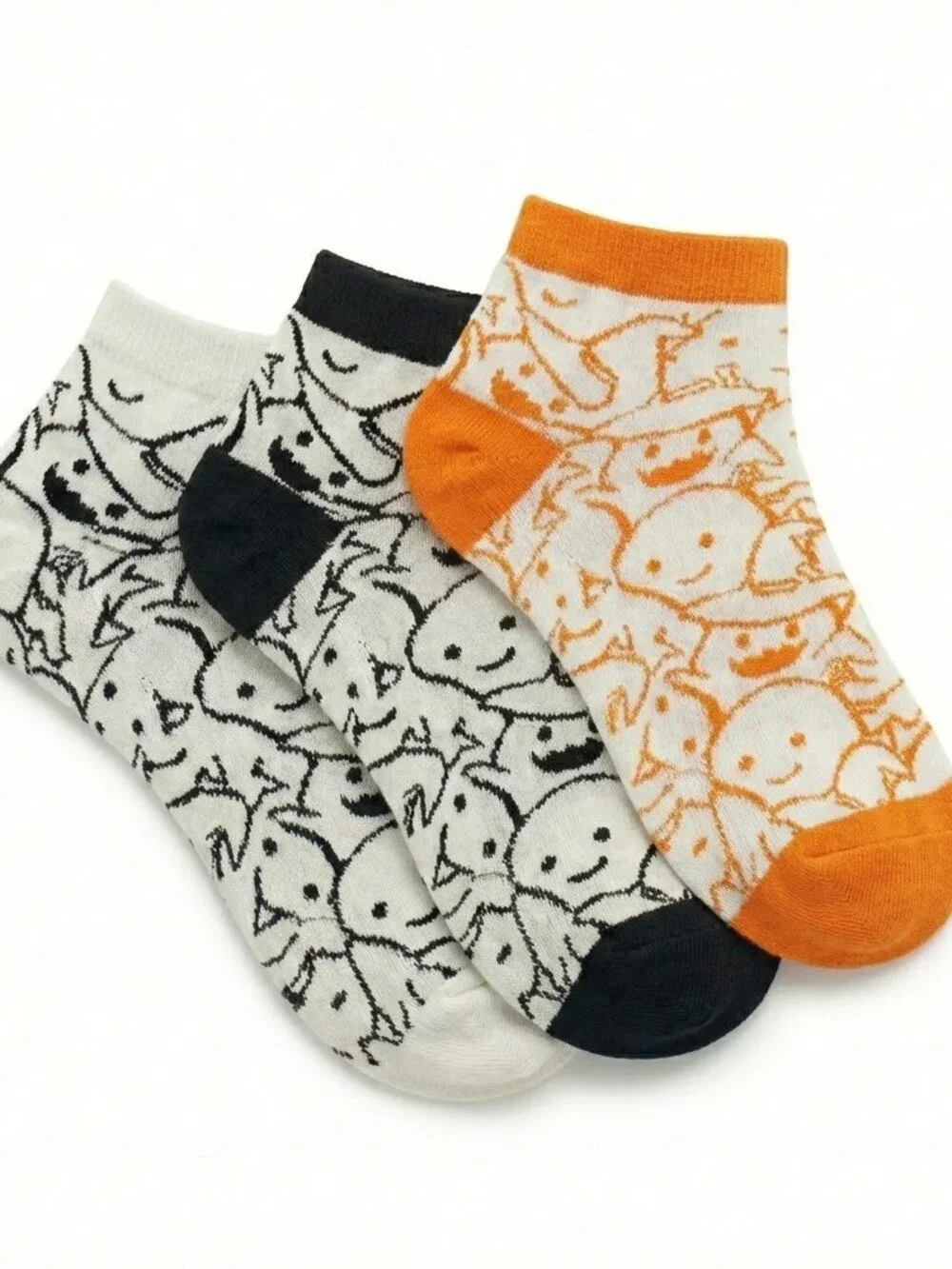 Korean Women's Premium Low Cut Socks - Cute Cotton Low Cut Casual - 6-Pack